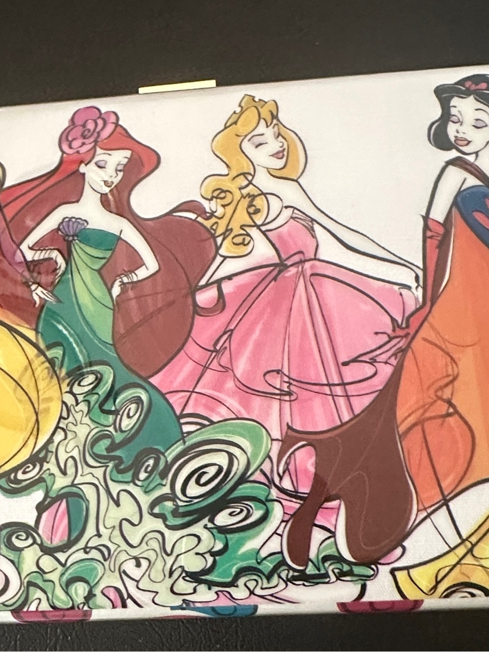 Disney Parks Art of Princess Designer Collection Clutch NWT